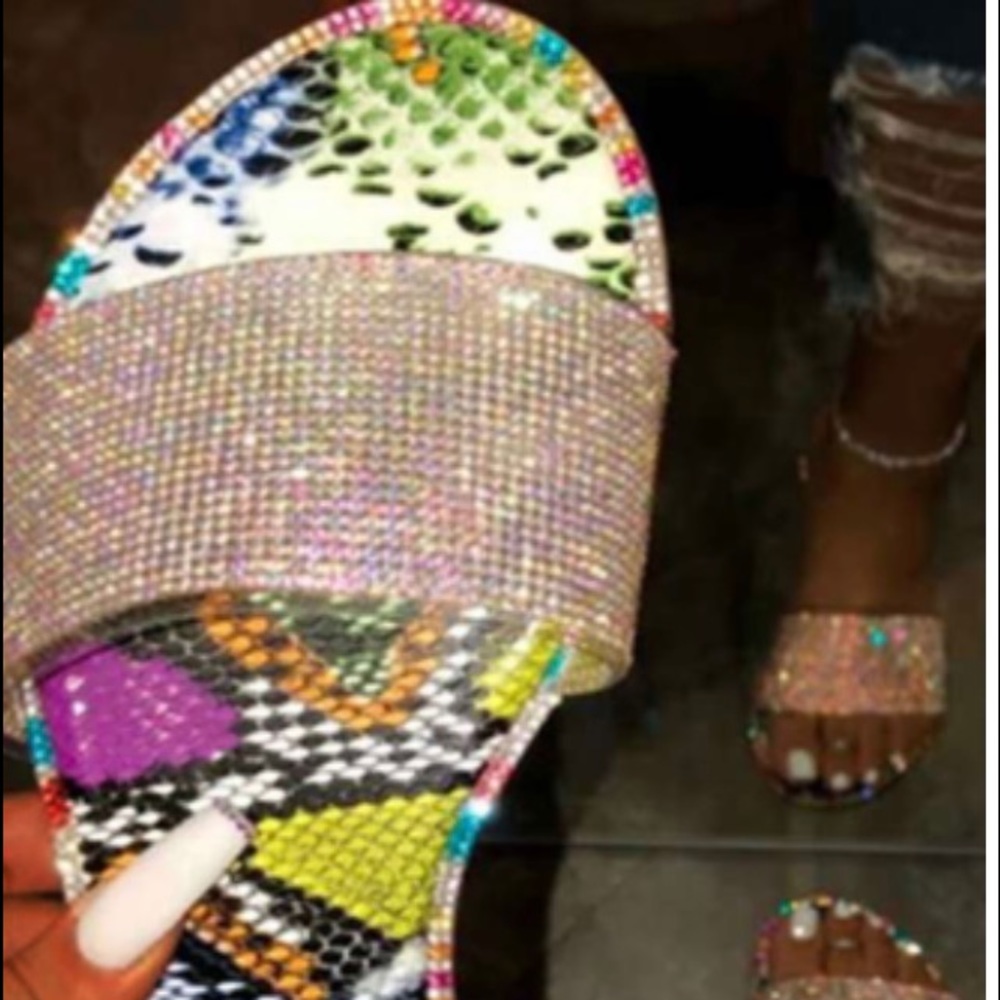 Glitter slides